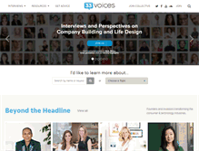 Tablet Screenshot of 33voices.com